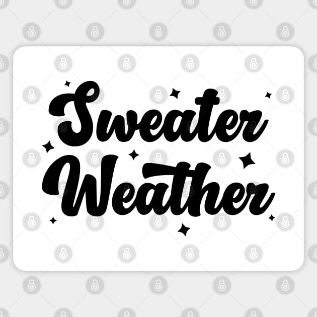 Sweater Weather Magnet by bellamuert3